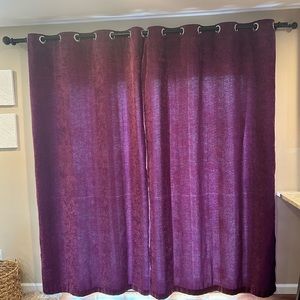 used custom made curtains